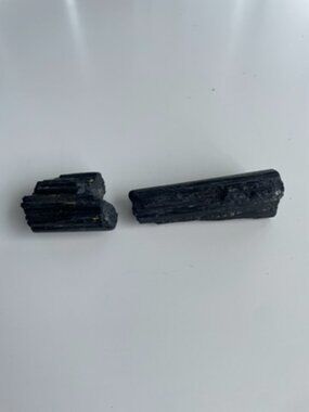 Black Tourmaline Crystal Lot Rough Natural Schorl Protection Stones